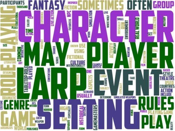 Discover the Magic of Larping Wordart Wallpaper