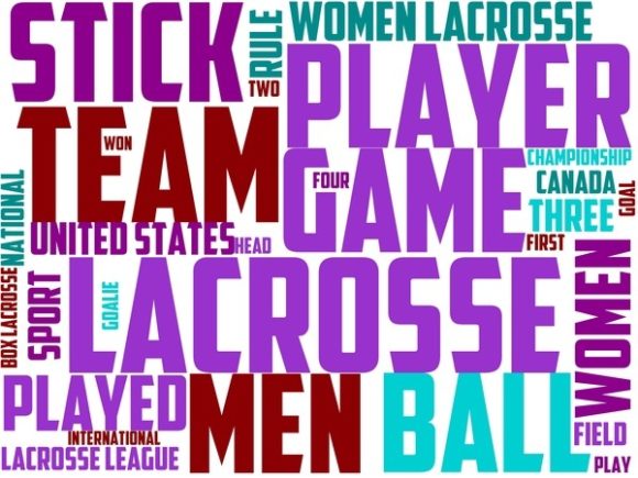 Lacrosse Wordart Sticker: A Creative Tool for Inspiration and Expression