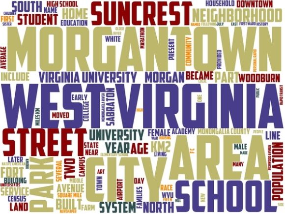Morgantown Wordart Tshirt: A Creative Expression for Every Occasion