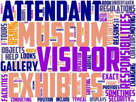 Museum Attendant Wordart Banner